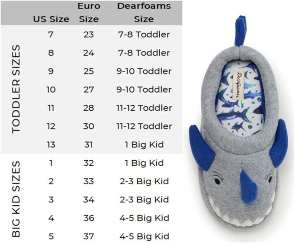 Dearfoams Christmas Gifts for Kids Washable Animal Critter Kids Slippers - Image 6