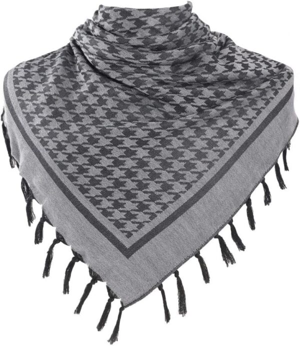 Military Shemagh Tactical Head Neck Scarf for Men and Women, Keffiyeh,(Navy Blue)