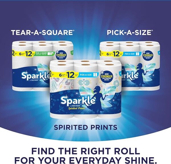 SPARKLE® PICK-A-SIZE® PAPER TOWELS, 6 DOUBLE ROLLS - Image 5