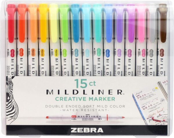 Zebra Pen Mildliner Double Ended Highlighter Set